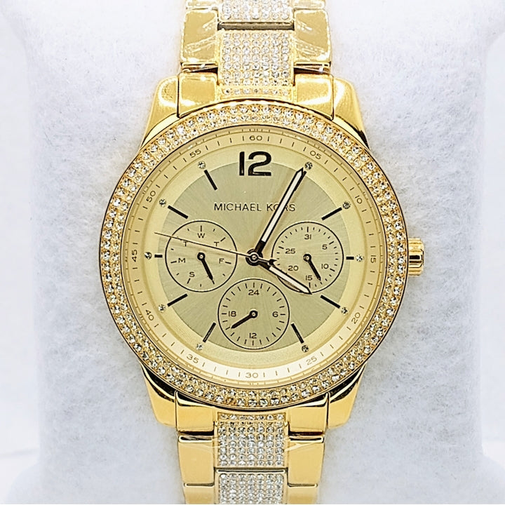 MK7292 Michael Kors Oversized Gold-Tone Tibby – Next Level Watch And ...